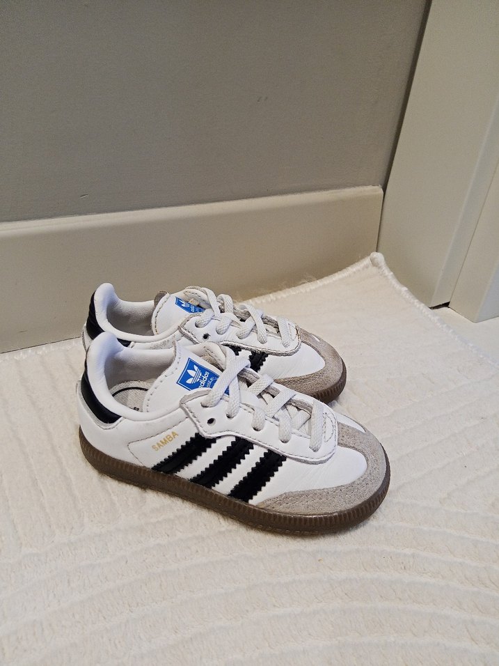 orjinal samba Çocuk Beyaz Zebra Desenli Spor Ayakkabı ilk adım - Görsel 2