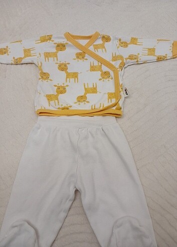 Civil erkek bebek alt üst takım yenidoğan hastane çıkışı - Görsel 3