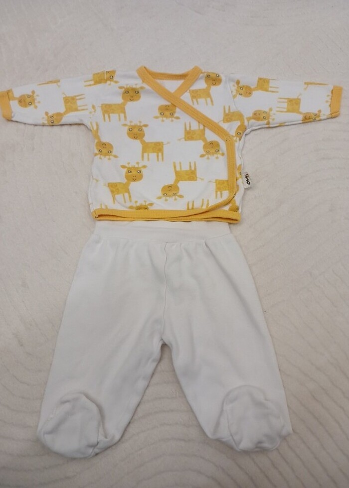 Civil erkek bebek alt üst takım yenidoğan hastane çıkışı - Görsel 2