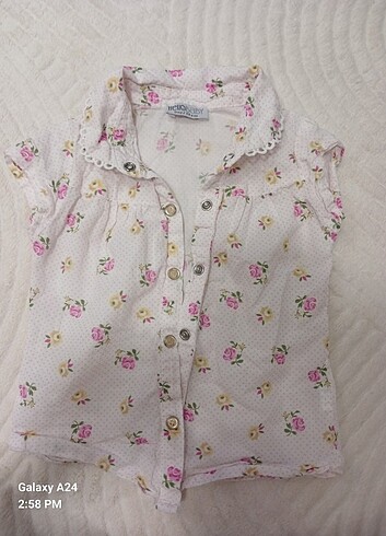 Bebek gömlek hellobaby çıtçıtlı 