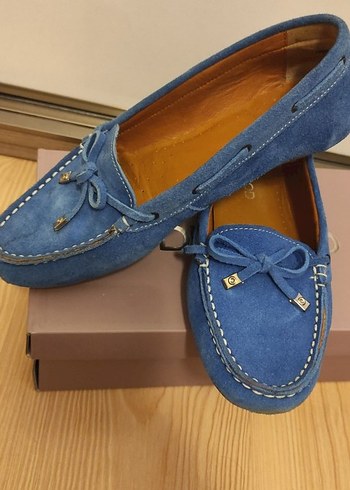 36 Beden Derimod 36 no Süet Kadın Loafer Ayakkabı