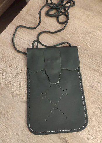 Hakiki Deri Kadın tefon Çantası