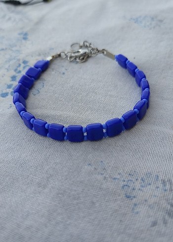 Beden mavi Renk Mavi Minimalist Kadın Bileklik