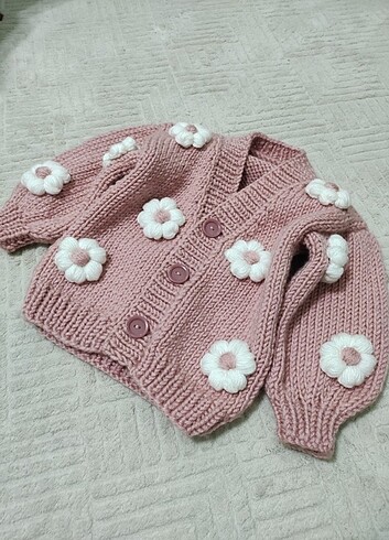 PAPATYA MOTİF HIRKA 
