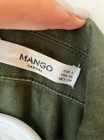 Mango Mango haki ceket