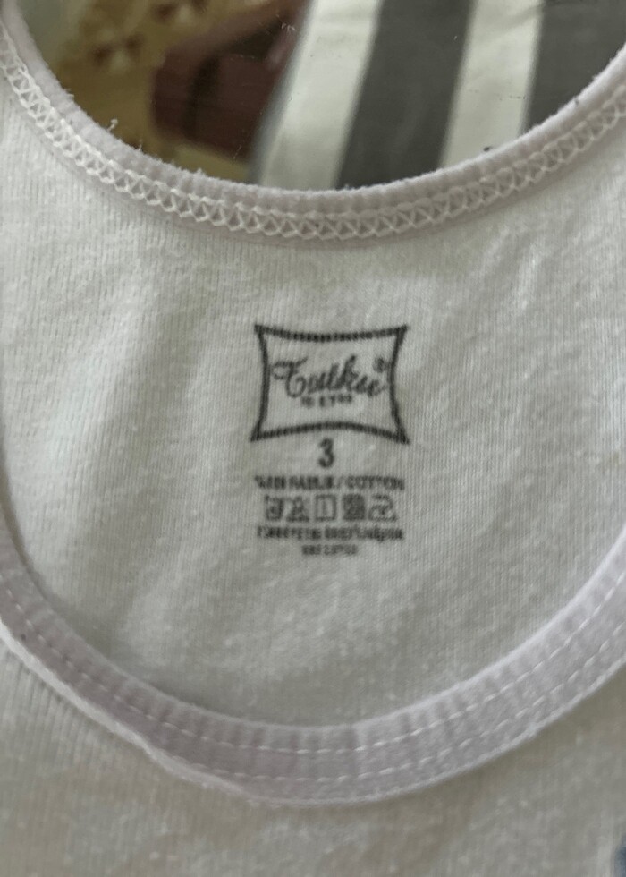 Üç adet pamuklu atlet - Görsel 3