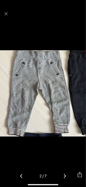Erkek bebek 6 parça pantolon/pijama altı