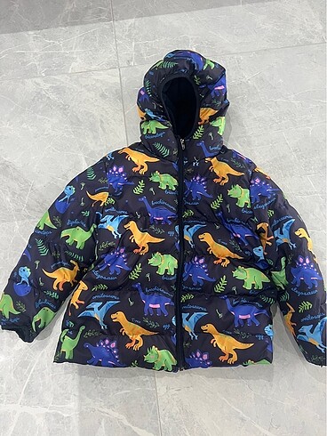 Dinozorlu erkek çocuk mont