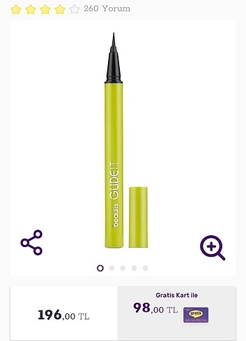 Beaulis Glide İt Eyeliner 