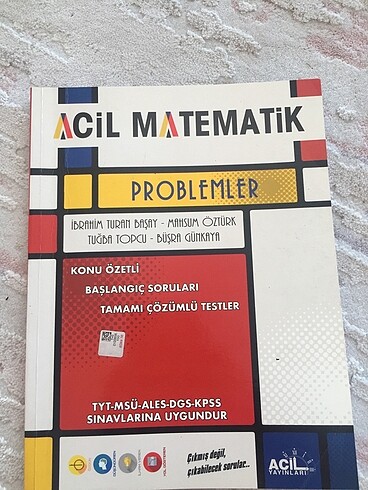 acil matematik problemler kitabı