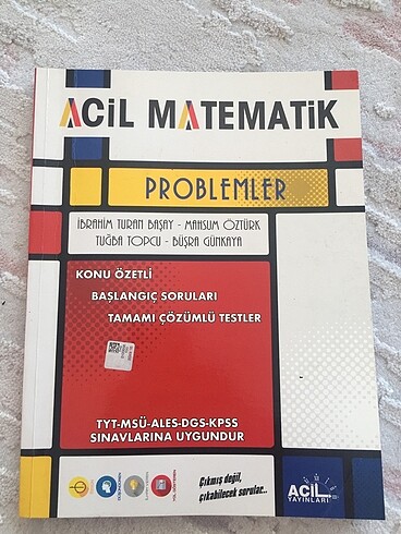  acil matematik problemler kitabı