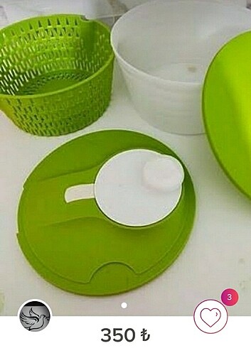 Tupperware salata kurutucu 