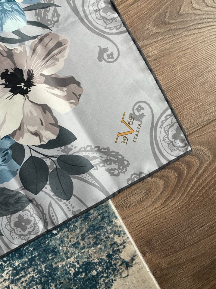 Çiçek Desenli Bohem Kadın eşarp - Görsel 3