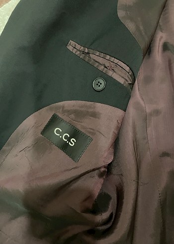 Kahverengi Düğmeli Erkek Takım Ceketi - Görsel 4