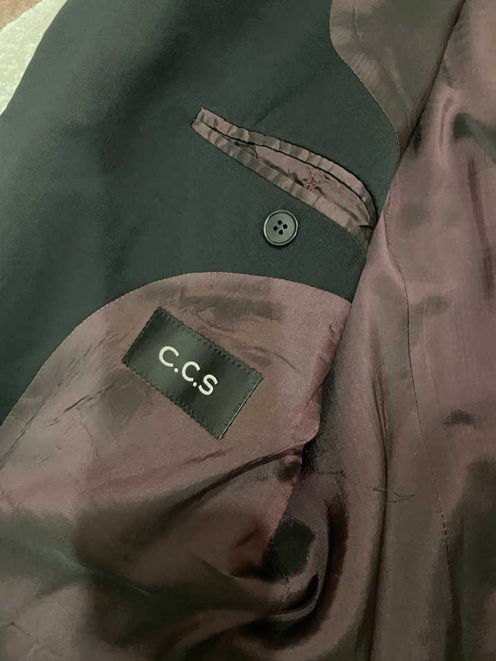 Kahverengi Düğmeli Erkek Takım Ceketi - Görsel 4