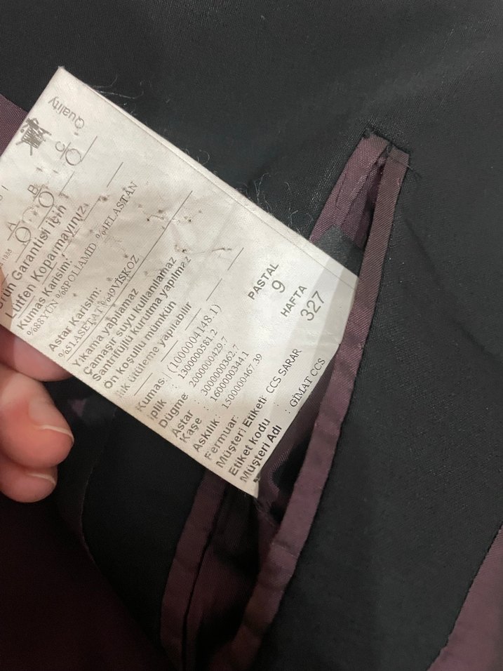 Kahverengi Düğmeli Erkek Takım Ceketi - Görsel 3