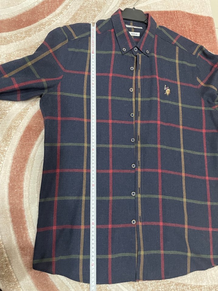 Düğmeli Uzun Kollu Erkek Gömlek - Görsel 3