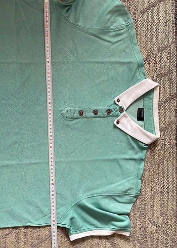 Turkuaz Erkek Polo Tişört Kısa Kollu - Görsel 4