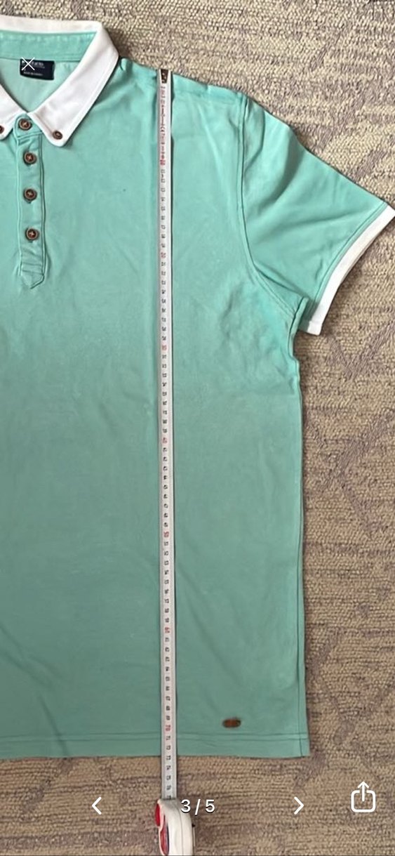 Turkuaz Erkek Polo Tişört Kısa Kollu - Görsel 3