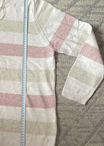 Bohem Stilde Çok Renkli Triko Kadın Kazak - Görsel 2