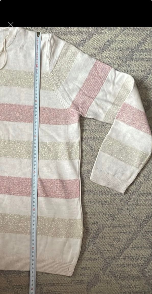 Bohem Stilde Çok Renkli Triko Kadın Kazak - Görsel 2