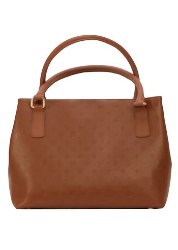 Klasik Zarif Kahverengi Deri Kadın Çanta - Görsel 6