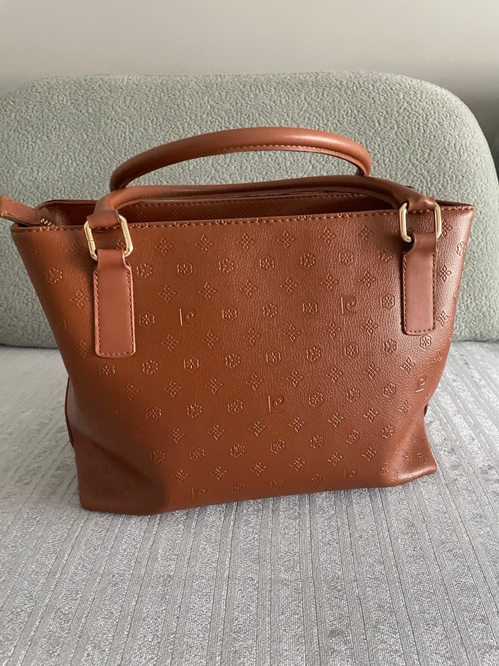 Klasik Zarif Kahverengi Deri Kadın Çanta - Görsel 2