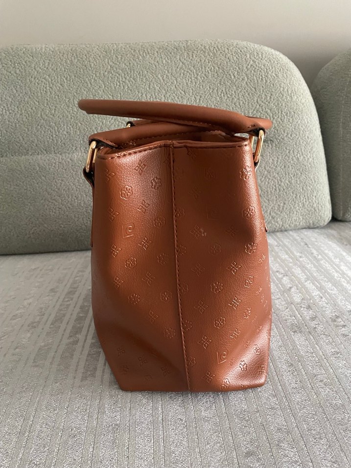 Klasik Zarif Kahverengi Deri Kadın Çanta - Görsel 3