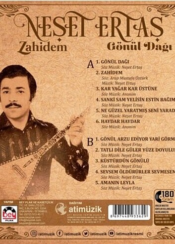 Neşet ertaş plak