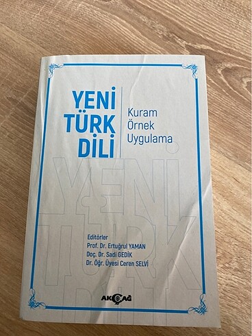 Yeni Türk Dili akçağ yayınları