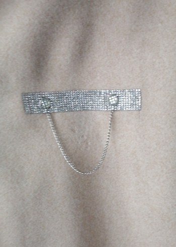 Bej Midi Kadın Süet Düğmeli Ceket - Görsel 5