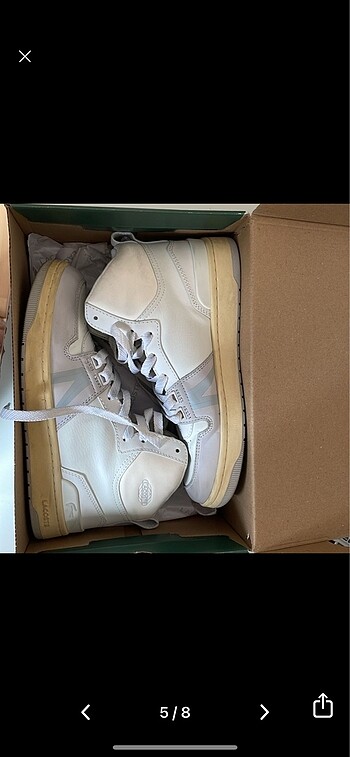 40 Beden beyaz Renk Spor ayakkabı lacoste sneaker kadın