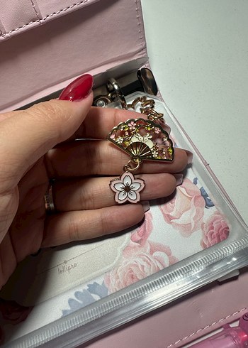 Pembe Bohem Püsküllü Vintage Charm