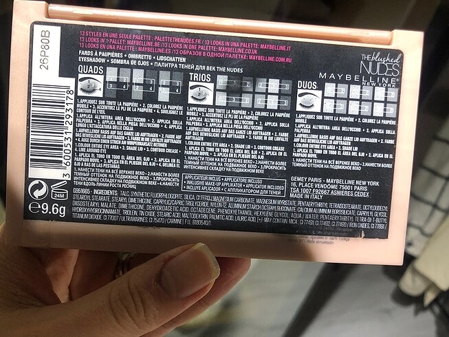 Beden Maybelline far paleti