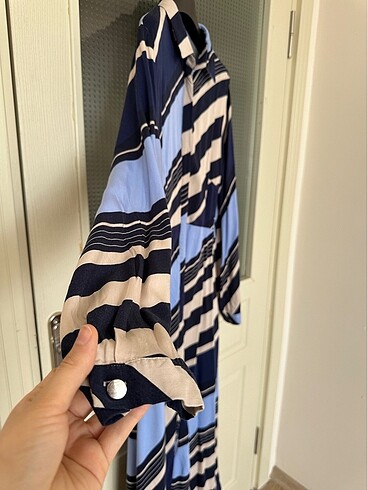 LC Waikiki LCW Modest Tesettür Gömlek Elbise