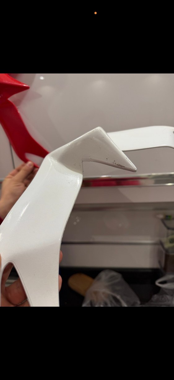 YAMAHA YZF R25 WİNGLET - RÜZGARLIK KIRMIZI BEYAZ 2 ADET - Görsel 3