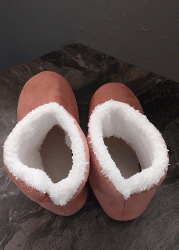 Kızlar için Pembe Sıcak Kürklü Ev Terliği 36 - Görsel 6