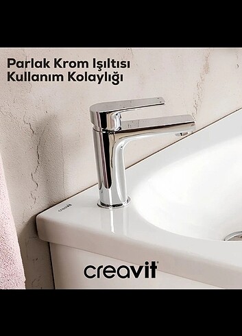 Creavit SR1500 Sharp Krom Lavabo Bataryası