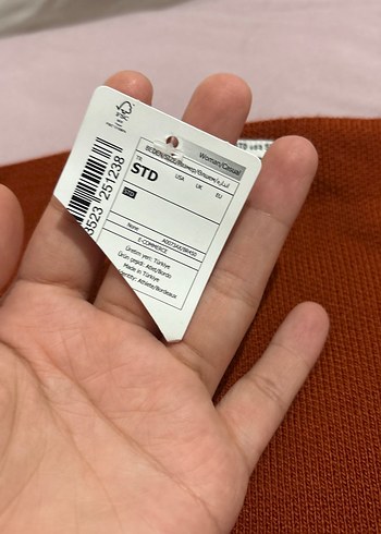 Kahverengi V Yaka Triko Süveter - Görsel 3