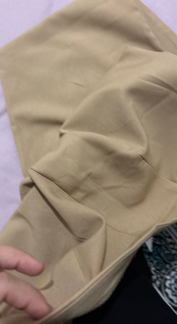 Bej Kadın Normal Kesim Kumaş Pantolon - Görsel 4