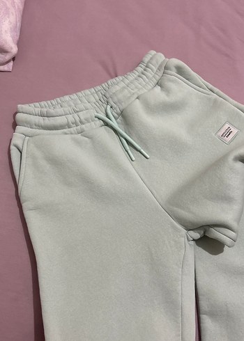 Gri Kadın Sweatpant Rahat Kesim Midi Boy - Görsel 2