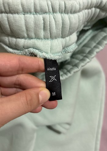 Gri Kadın Sweatpant Rahat Kesim Midi Boy - Görsel 3