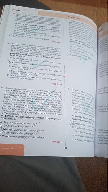 Beden Renk 2009-2021 Tyt türkçe çıkmış sorular
