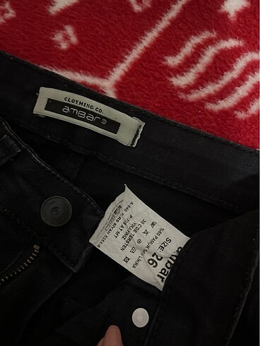 26 Beden Siyah jean