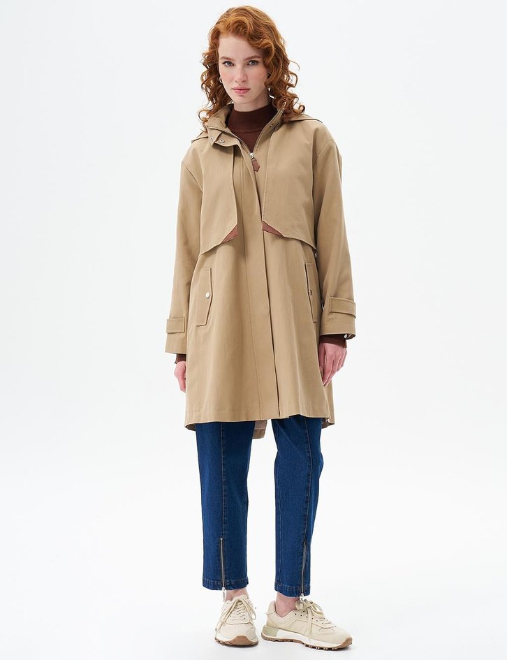 Kayra Trençkot Kap 36 -38 beden - Görsel 3