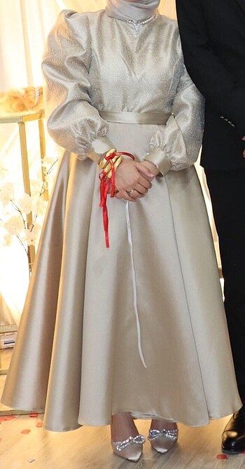 Kişiye özel dikim prenses model elbise