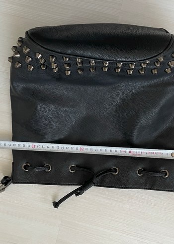 Koton siyah torba çanta - Görsel 3