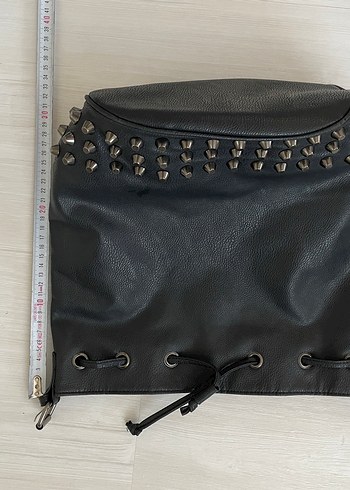 Koton siyah torba çanta - Görsel 4