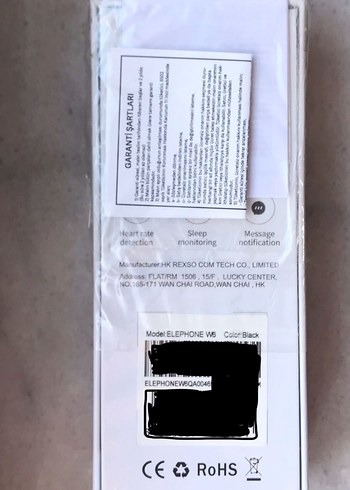 Rexso Elephone W6 Akıllı Saat/Bileklik - Görsel 2