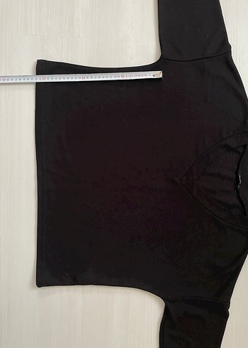 Siyah V Yaka Salaş Kazak - Görsel 3